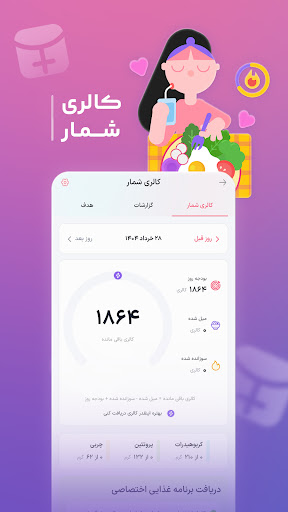 اسکرین‌شات برنامه یک زن - تقویم قاعدگی و بارداری – تصویر ۷