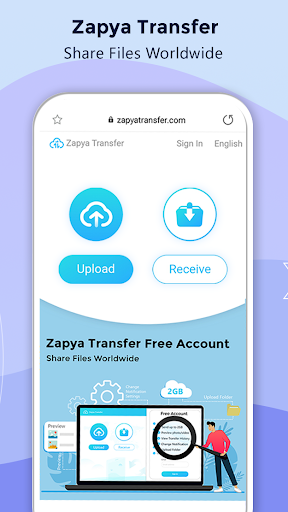 اسکرین‌شات برنامه زاپیا - انتقال سریع فایل – تصویر ۳