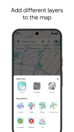 اسکرین‌شات برنامه گوگل مپ – تصویر ۶