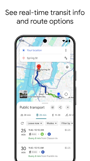 اسکرین‌شات برنامه گوگل مپ – تصویر ۸