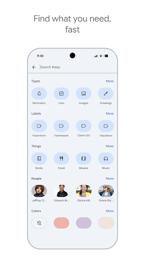 اسکرین‌شات برنامه گوگل کیپ – تصویر ۴