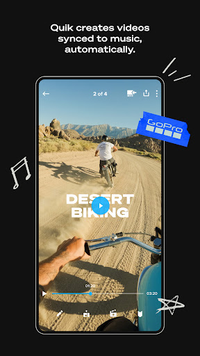 اسکرین‌شات برنامه گوپرو کوییک – تصویر ۱