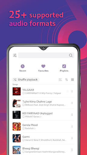 اسکرین‌شات برنامه موزیک پلیر شیائومی – تصویر ۱