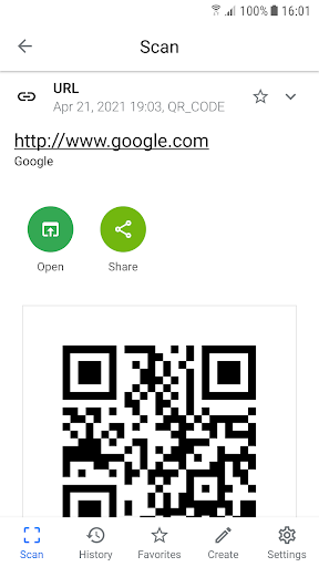 اسکرین‌شات برنامه بارکد اسکنر – تصویر ۵